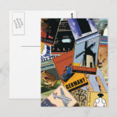 Weltcollage Postkarte (Vorne/Hinten)