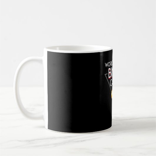 Weltcoolster Bingo-Anrufer-Bingo-Anrufer Kaffeetasse (Links)
