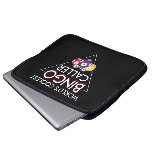 Weltcoolster Bingo-Anrufer-Bingo-Anrufer Laptopschutzhülle (Vorne Knopf)