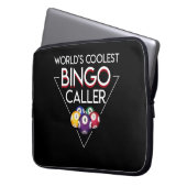 Weltcoolster Bingo-Anrufer-Bingo-Anrufer Laptopschutzhülle (Vorderseite Links)