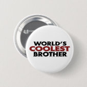 Weltcoolster Bruder Button (Vorne & Hinten)
