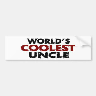 Weltcoolster Onkel Autoaufkleber