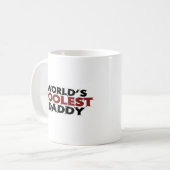 Weltcoolster Vati Kaffeetasse (Vorderseite Links)