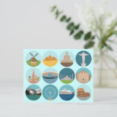 Weltdenkmäler Postkarte (Stehend Vorderseite)