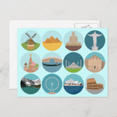 Weltdenkmäler Postkarte (Vorne/Hinten)