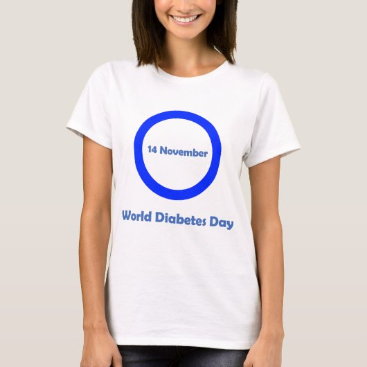 Weltdiabetes-Tagesam 14. November T-Shirt (Vorderseite)