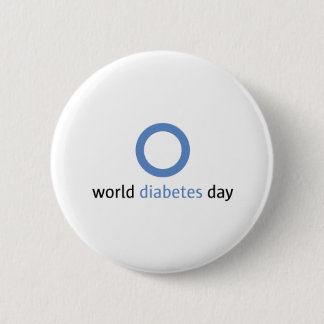 Weltdiabetes-Tagesknopf Button