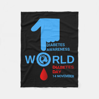 Weltdiabetestag 2023 Typ 1 Diabetes Typ 2 Awa Fleecedecke
