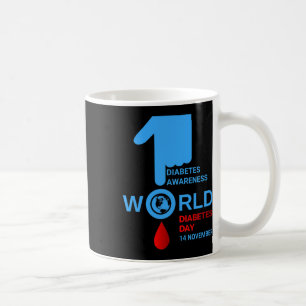 Weltdiabetestag 2023 Typ 1 Diabetes Typ 2 Awa Kaffeetasse