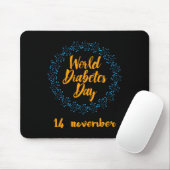 Weltdiabetestag  mousepad (Mit Mouse)