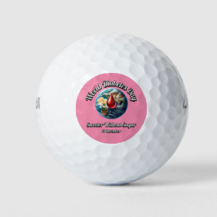 Weltdiabetestag. Süß ohne Zucker. Golfball