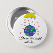 Weltdusche Button (Vorne & Hinten)