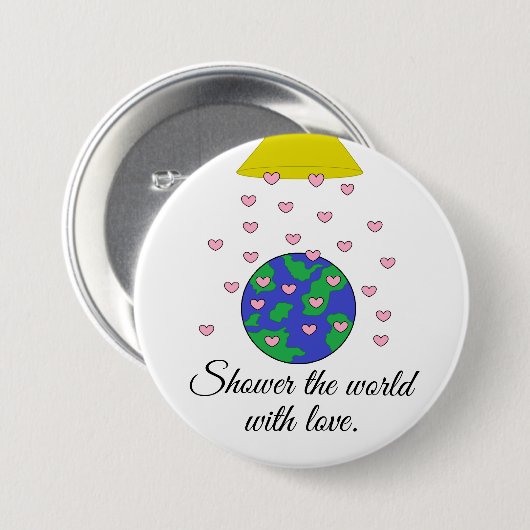 Weltdusche Button (Vorne & Hinten)