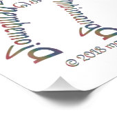WeltEinhorn-Plakat Poster (Ecke)