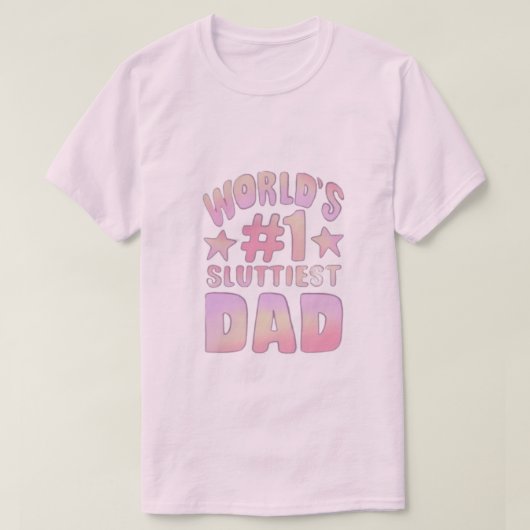 Welten #1 kleinster Vater T-Shirt (Design vorne)