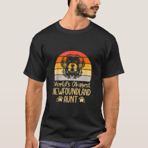 Welten abstimmen est Neufundland Tante Neufundland T-Shirt