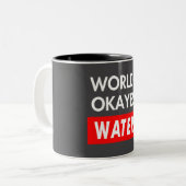 Welten abstimmen est Waters Zweifarbige Tasse (Vorderseite Links)