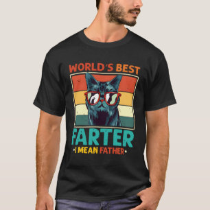 Welten am besten für I Gemeine Vater Katze Vater V T-Shirt