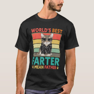 Welten am besten für I Gemeiner Vater Katze Vater T-Shirt