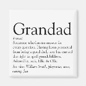 Welten am besten je Großvater, Großvater, Papa Def Magnet (Vorne)