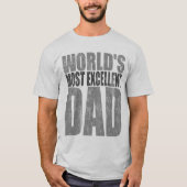 Welten am besten Vater T-Shirt (Vorderseite)