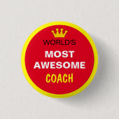 Welten am Phantastischsten - COACH (Beste) Button (Vorderseite)