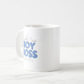 Welten Best Boy Boss Coffee Tasse (Vorderseite Links)