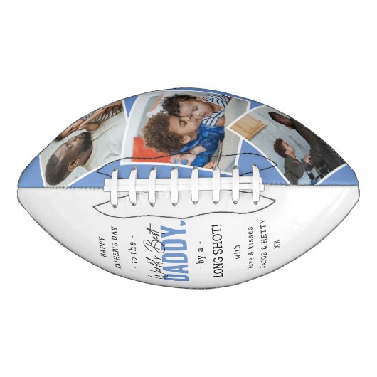 'Welten Best Daddy' von einem LANGEN SHOT! Football (Vorderseite)