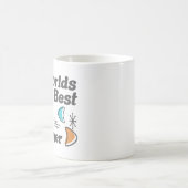 Welten Best Godmutter Retro Kaffeetasse (Mittel)