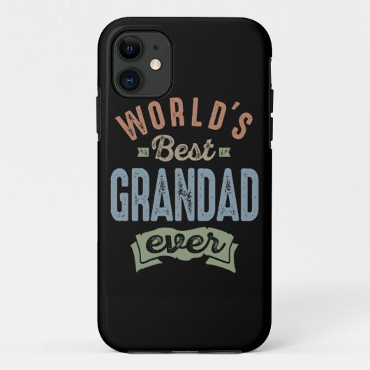 Welten Best Grandad Case-Mate iPhone Hülle (Rückseite)
