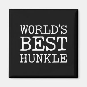Welten Best Hunkle Funny Oncle Joke Fathers Day Magnet