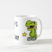 Welten Best Neighbor, Dinosaur, Funny, Niedlich Kaffeetasse (VorderseiteRechts)