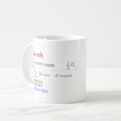 WELTEN BEST NURSE Funny Top Search Resultat Kaffeetasse (Vorderseite Links)