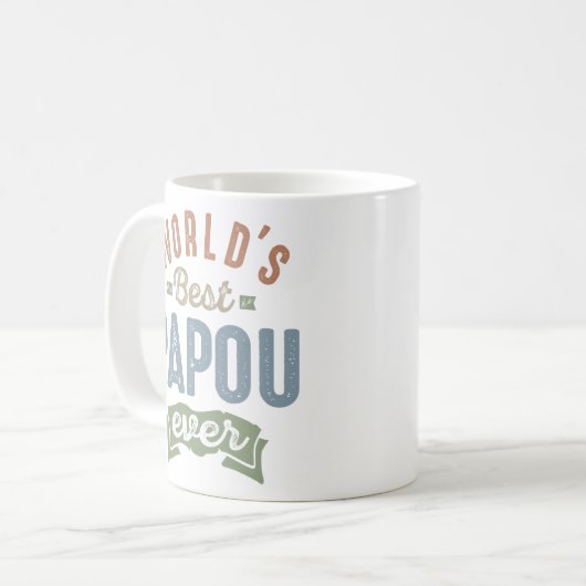 Welten Best Papou Kaffeetasse (Vorderseite Links)