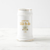 Welten BEST VATER-to-BE - Est.2019 anpassbar Bierglas (Mittel)