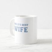 Welten beste Ehefrau Kaffeetasse (Vorderseite Links)