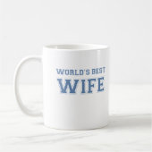 Welten beste Ehefrau Kaffeetasse (Links)
