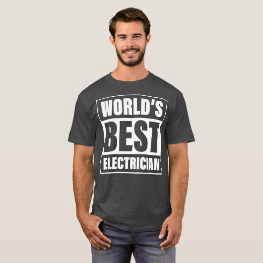 Welten Beste Elektrische Gewerkschaft Electrical F T-Shirt (Vorne ganz)