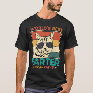 Welten Beste Farter I Gemein Vater Beste Katze Vat T-Shirt