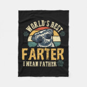 Welten Beste Farter I Gemein Vater Bester Vater je Fleecedecke (Vorderseite)