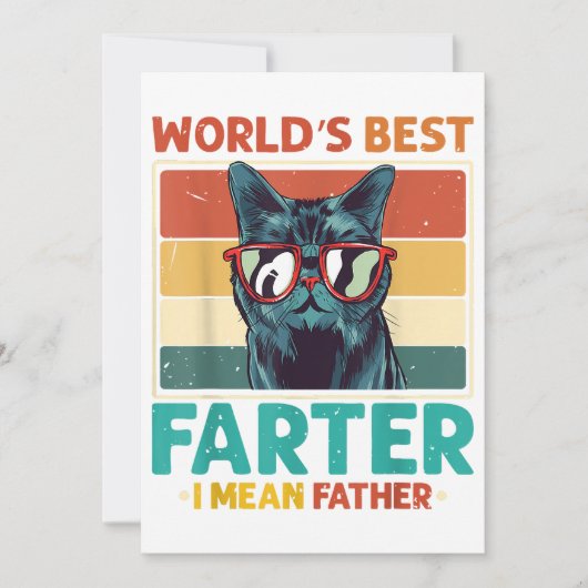 Welten Beste Farter I Gemein Vater zum Shirt Beste Einladung (Vorderseite)