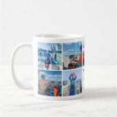 Welten beste Großvater Moderne Marine Foto Collage Kaffeetasse (Links)