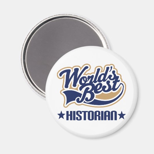 Welten Beste Historikerin Magnet (Vorderseite/Rückseite)