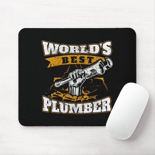 Welten Beste Klempner-Plumbing Funny Quotes Mousepad (Mit Mouse)