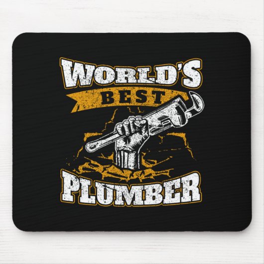 Welten Beste Klempner-Plumbing Funny Quotes Mousepad (Vorne)