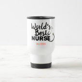 Welten Beste Krankenschwester Stethoscope Personal Reisebecher (Mittel)