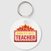 Welten - Beste Lehrergeschenk Schlüsselanhänger (Vorderseite)