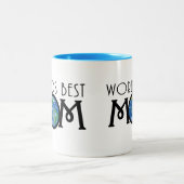 Welten Beste Mama 11oz Zweifarbige Tasse (Mittel)