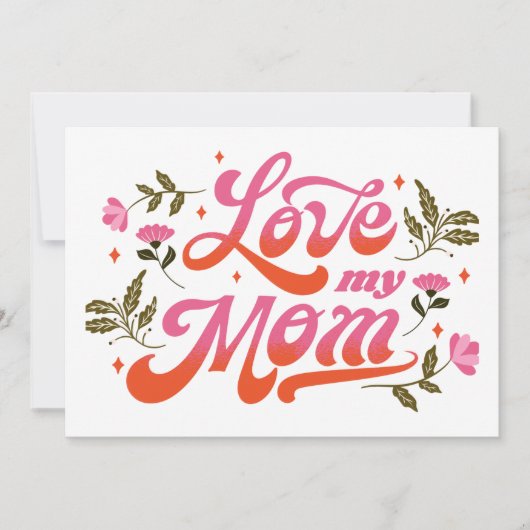 Welten beste Mama Einladung (Vorderseite)