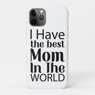 Welten Beste Mama Elegantes Schwarz-Weiß-Script Case-Mate iPhone Hülle